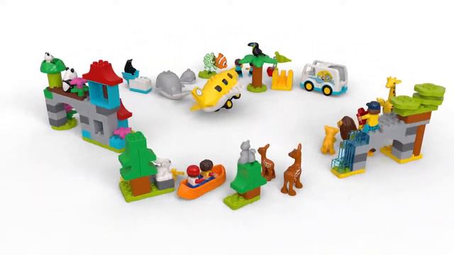 LEGO Duplo Животные мира 10907 смотреть онлайн