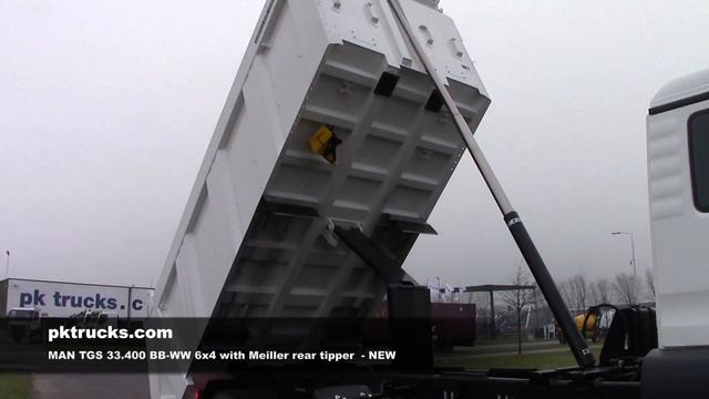ma3855 MAN TGS 33.400 BB-WW 6x4 with Meiller tipper NEW смотреть онлайн