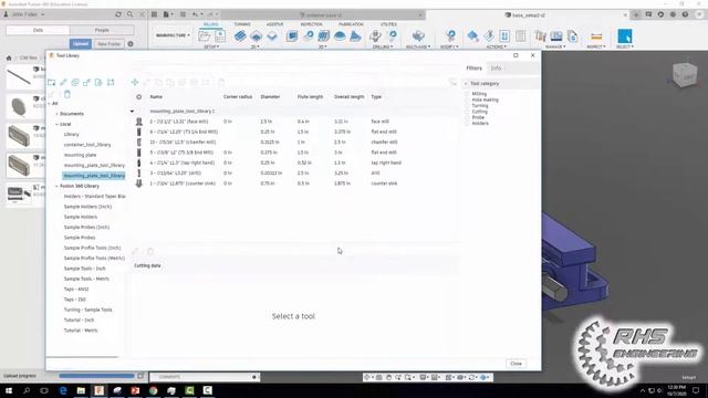 Importing and Exporting Tool Libraries with Fusion 360 смотреть онлайн
