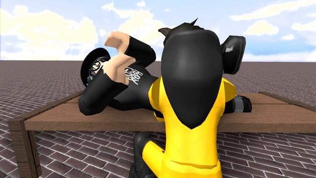 Roblox - Jojo Poses Simulator - I'm healing you! (Giorno heals Mista) смотреть онлайн