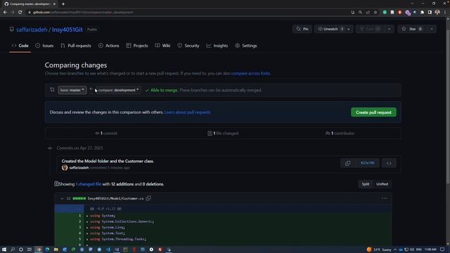 How to Compare and Create Pull Requests on GitHub смотреть онлайн