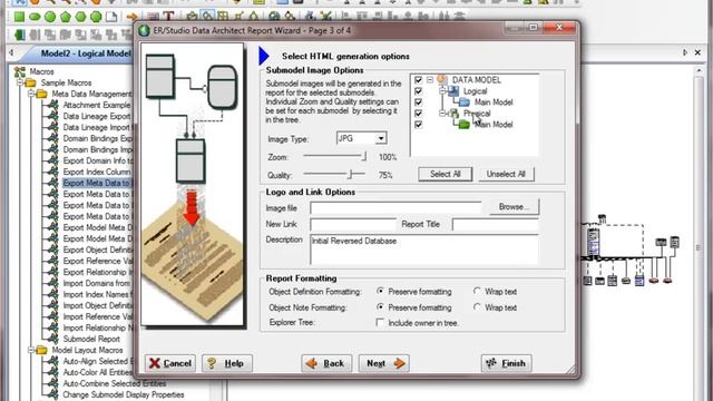 Reverse Engineering with ER/Studio Data Architect HTML Reporting смотреть онлайн