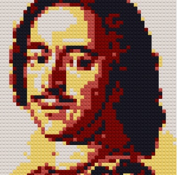 Собираю портрет Петра I в стиле QBRIX (часть 1)