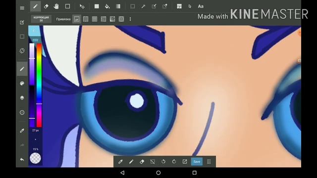 Как нарисовать Снежную королеву /моя версия смотреть онлайн