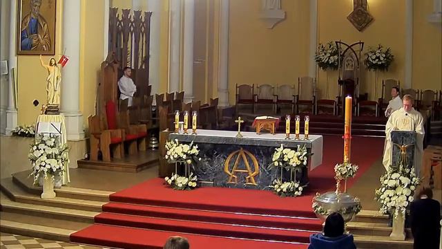 Св. Месса 19.04.2022 в 19:00 смотреть онлайн