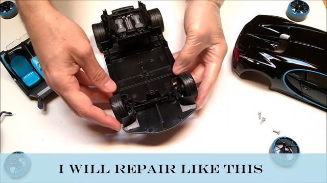 New Bugatti Chiron disassembly and new technique for remove the wheels смотреть онлайн