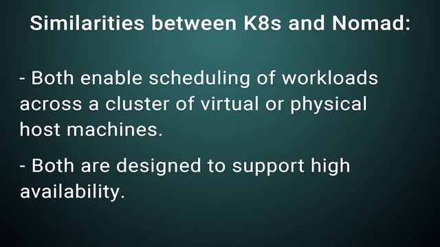 Kubernetes VS Nomad | Which Orchestration Tool is Best to Build With? смотреть онлайн