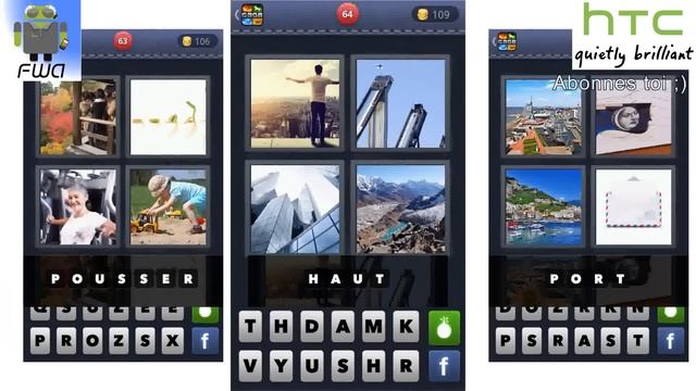 4 Images 1 Mot - niveau 1 à 107 - Apple & Android - Solutions Facile et rapide à voir смотреть онлайн
