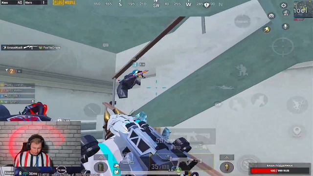 НАС УЧИТ ИГРАТЬ ТРЕНЕР НАВИ! ОБНОВЛЕНИЕ 2.2 НОВЫЙ RP 50 LVL PUBG MOBILE смотреть онлайн
