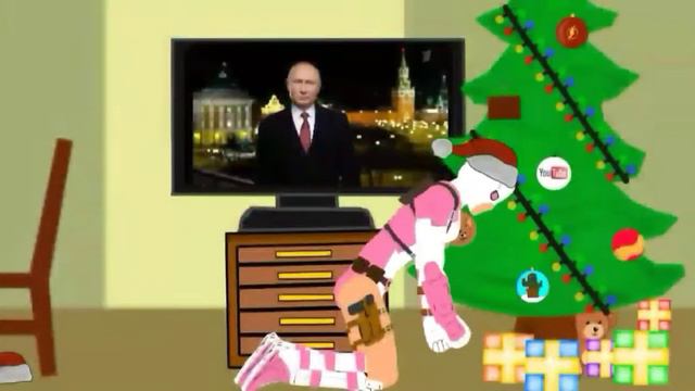 Дэдпул: Новогоднее приключение. Deadpool: New year adventure. Анимация смотреть онлайн