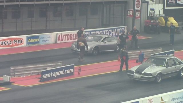 Santa Pod Euro Finals Thursday 2014 Street Eliminator Bentley continental смотреть онлайн