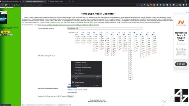 Homograph Attack - Proof of Concept смотреть онлайн