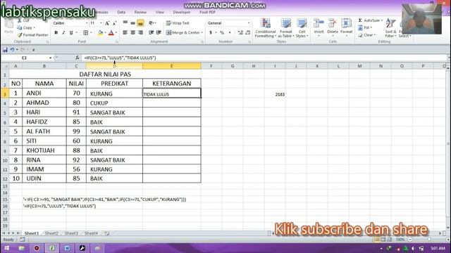 Modul 2 MS Excel смотреть онлайн