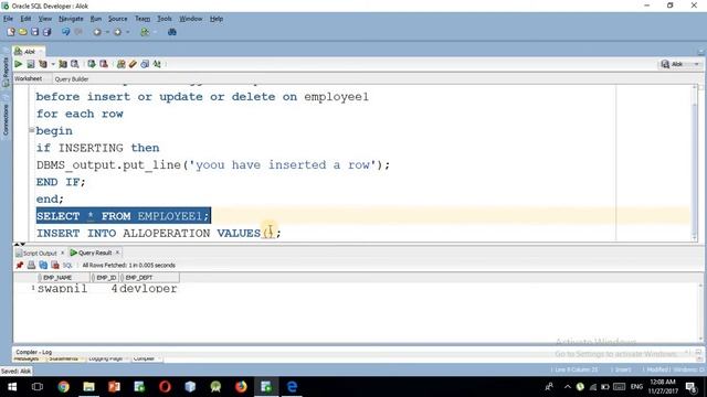 lec 21(4) INSERT,UPDATE,DELETE EVENT DROP SELECT ALL TRIGGERS FROM SYS TABLE IN TRIGGERS смотреть онлайн