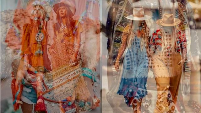 Бохо-богемный стиль: платье бохо, обувь бохо, бохо прически, бохо аксессуары