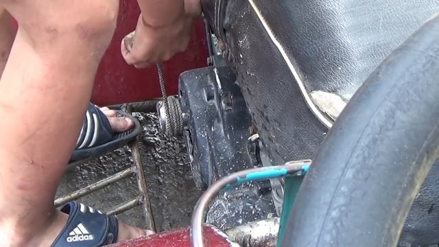 Самодельный квадроцикл,заводим со шморгалки смотреть онлайн