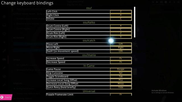 How To Change Keybinds In Osu! Tutorial смотреть онлайн