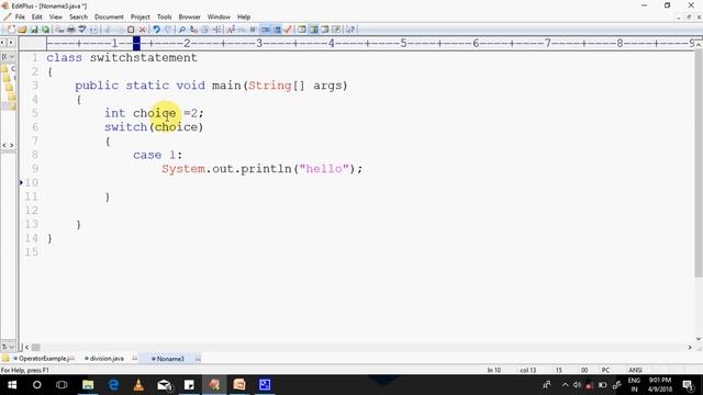 Switch Statement in java смотреть онлайн