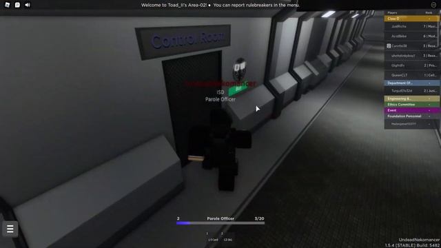 BREACH! INTERNAL SECURITY DEPARTMENT GAMEPLAY! (Roblox Area-02) смотреть онлайн