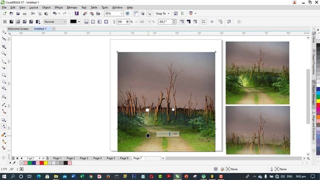 HOW TO MERGE/BLEND 2 IMAGES AS ONE IN CORELDRAW смотреть онлайн