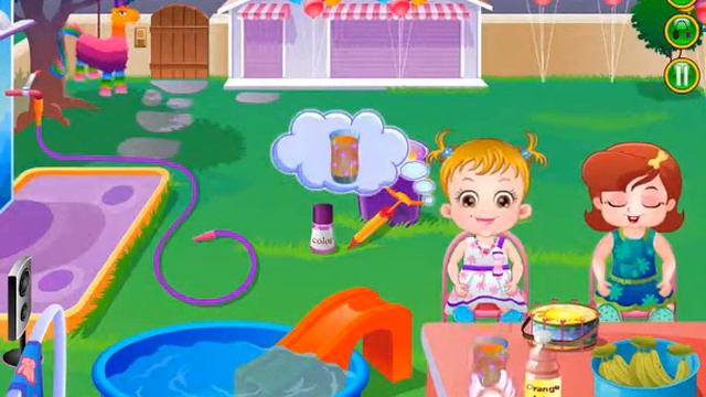 Игра Вечеринка на заднем дворе (Baby Hazel backyard party) смотреть онлайн