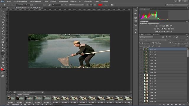 Как сделать gif анимацию из видео в фотошопе смотреть онлайн