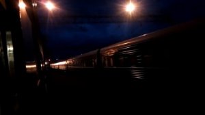 Тепловоз ТЭП70-0285 отправляется с поездом №650 Брест - Могилёв