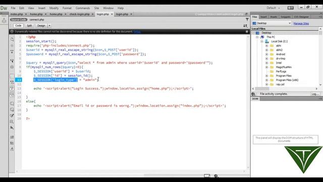 MLM(Multi Level Marketing) website using php part 12- Stop unauthorized access to admin area смотреть онлайн