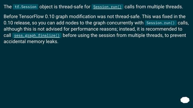 Is it thread-safe when using tf.Session in inference service? смотреть онлайн