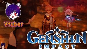 Прохождение Genshin Impact _ Парящий фрагмент небесного камня Найдите два ключа от порохового склада
