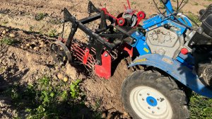 Картофелекопалка ККМ-1 "Пахарь" и мотоблок Нева МБ-23 Мультиагро 9 л.с.