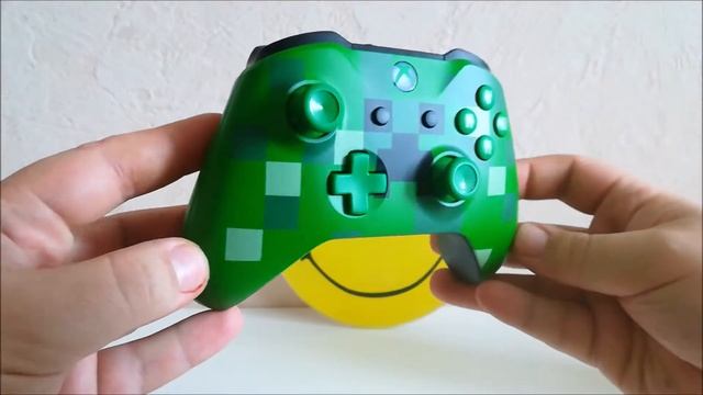 Обзор джойстика Xbox One Minecraft CREEPER(WL3-00057) смотреть онлайн