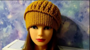 Шапочка объемным узором крючком. Подробный М.К. для новичков. (720p).mp4