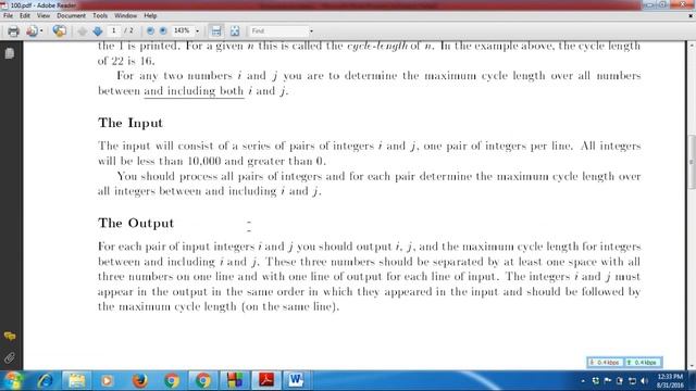 The 3n+1 Uva 100 solution смотреть онлайн