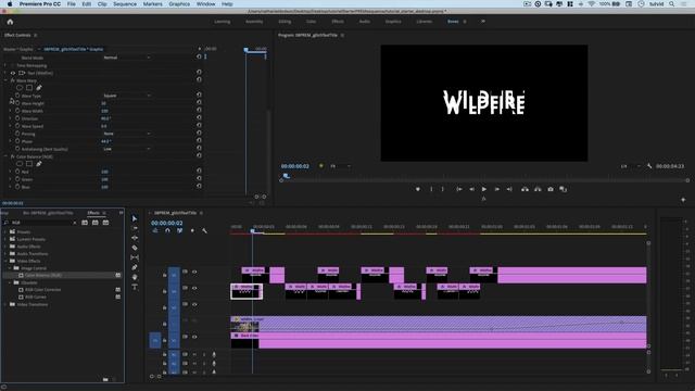 Create GLITCH Text Effect Premiere Pro CC (NO PLUGINS) смотреть онлайн