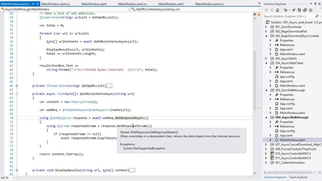 Видео курс C# для профессионалов. Урок 15. C# 5 Async & Await
