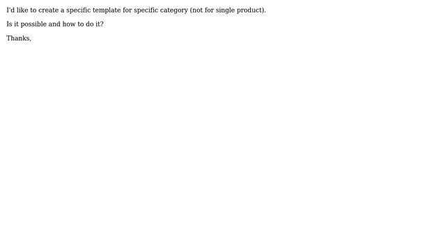 Wordpress: Woocommerce - Specific template for product category? смотреть онлайн