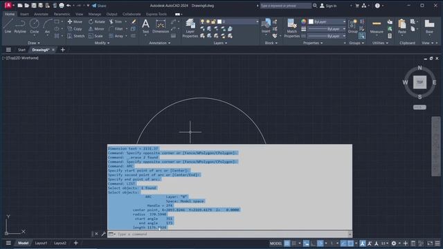 AutoCAD How To Measure Arc Length смотреть онлайн