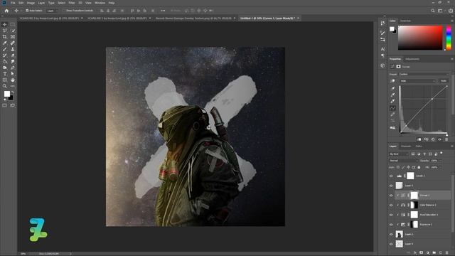 Steampunk Galaxy Cover Art - Tutorial Photoshop CC 2020 смотреть онлайн