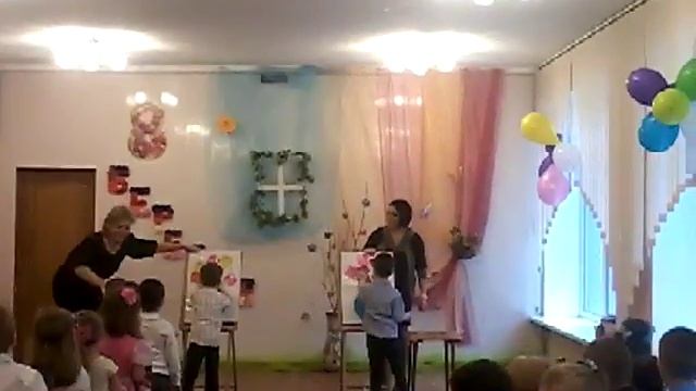8 Марта в садике 66 в группе номер 8 г.Запорожье 03.03.16 смотреть онлайн
