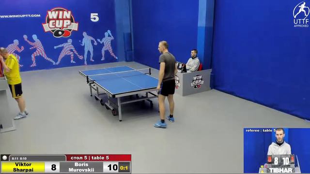 00:20 Шарпай Виктор 1-3 Муровский Борис cтол 5 ЮГ-6 12.04.22 смотреть онлайн