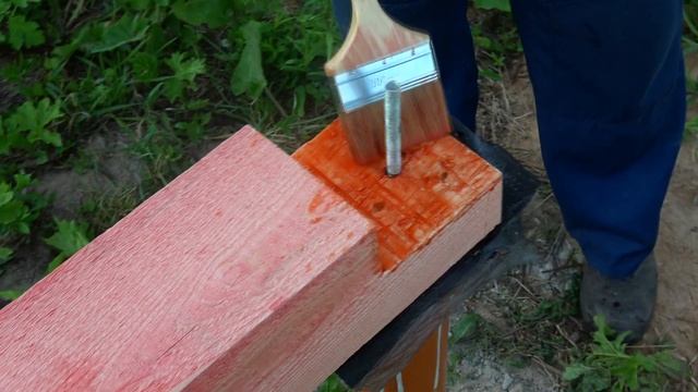 Обвязка свай брусом и установка лаг пола каркасного дома 6х6 смотреть онлайн