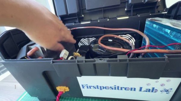 Портативный кондиционер и работа 12-24в компрессора