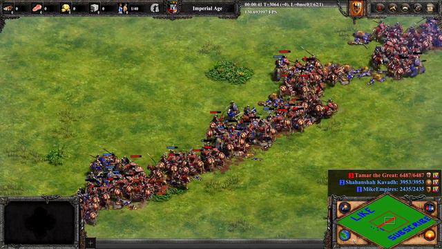 156 SAVARS vs 200 ELITE MONASPAS (Total Resources) | AoE II: DE смотреть онлайн