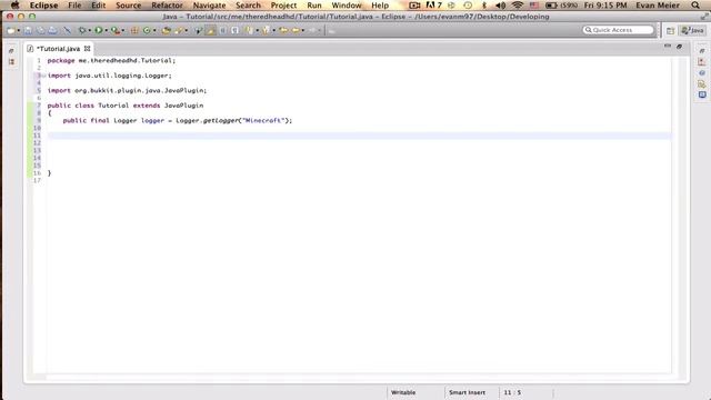 Bukkit Plugin Tutorial #1 - The Basics смотреть онлайн