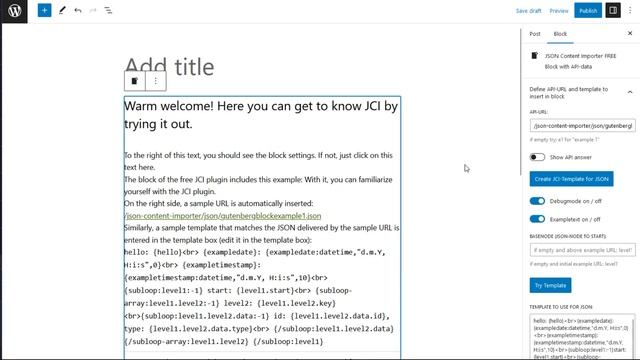 Easy JSON Content Importer 1.5.3 смотреть онлайн