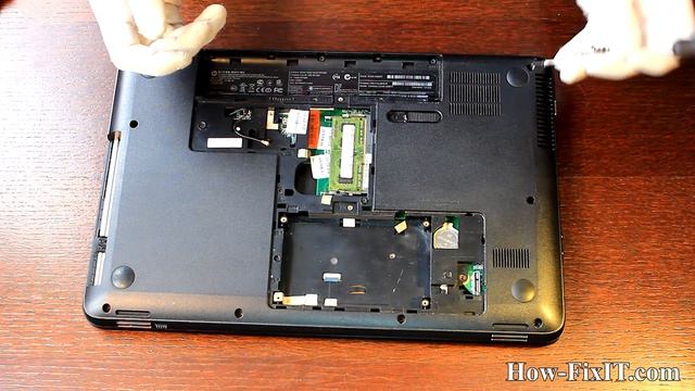 How to reassemble laptop HP Compaq Presario CQ58 смотреть онлайн
