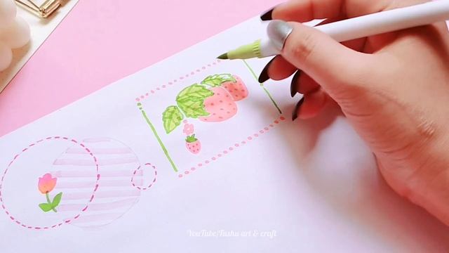 How to make kawaii stationery memo note _ DIY memo notes смотреть онлайн