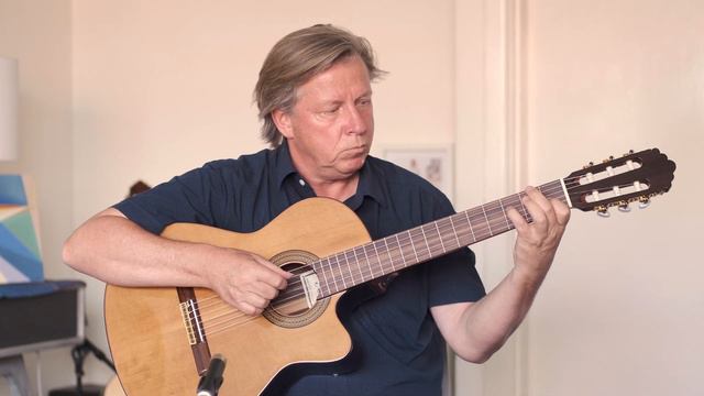 'Georgia On My Mind' played by Doug de Vries on an Altamira N300CE (Cutaway Pickup) Guitar смотреть онлайн