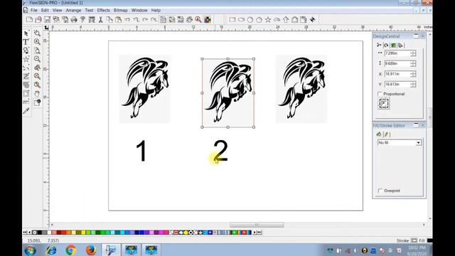How to convert #JPEG image to vector# image in flexi 8.1 sign pro #इमेज को ट्रेस कैसे करें смотреть онлайн
